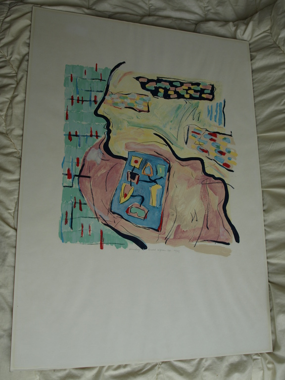 Ronald Wigman (1954-) : Zeefdruk – Woensdag – 1990 – oplage 49 ex.  kopen? Bied vanaf 1!