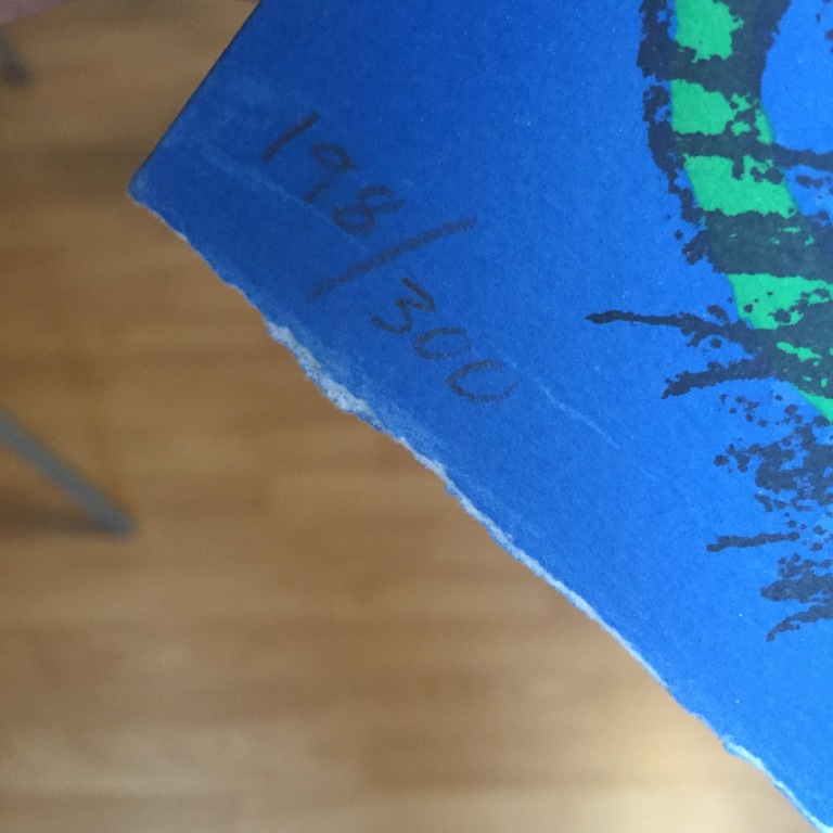 CORNEILLE  zeefdruk 1992 Kerst kaart Uniek CoBrA werkje ! kopen? Bied vanaf 1!