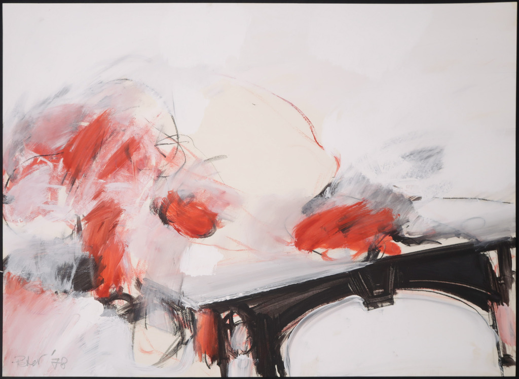 Peter John Voormeij: Gouache en krijt, Fire-place-magic kopen? Bied vanaf 100!