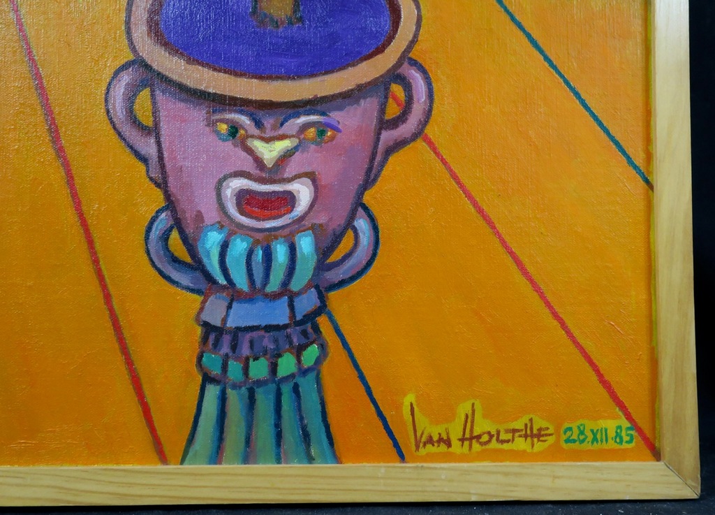 Jan van Holthe: Olieverf op doek, Mata Hari - Ingelijst (Groot) kopen? Bied vanaf 250!