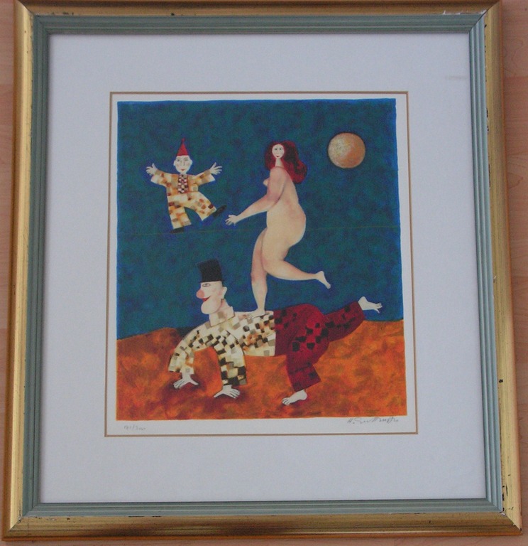 Harry Guttman, Spanje  -  Zeefdruk -  ZT  -  'ready to hang' kopen? Bied vanaf 100!