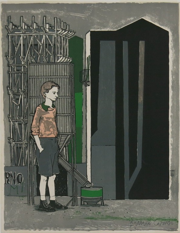 Bruno Caruso: Litho, Knaap en nieuwbouw, kopen? Bied vanaf 20!