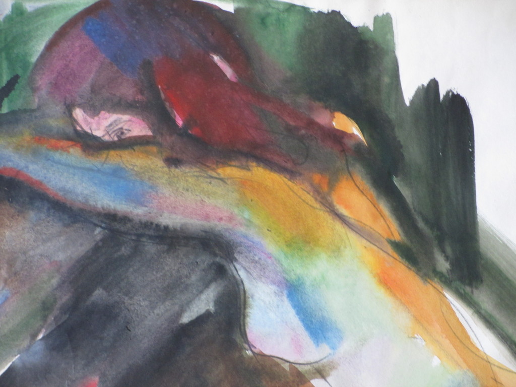 Bob ten Hoope, Zittende naakte vrouw, Gemengde techniek kopen? Bied vanaf 70!