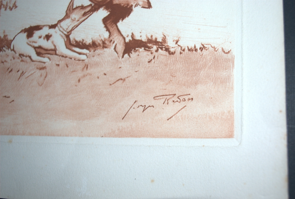 Muselez vos chiens - ets vernis-mou 1931- gesigneerd  kopen? Bied vanaf 35!