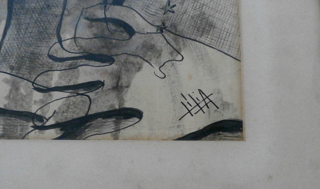 Onbekende kunstenaar: potloodtekening kopen? Bied vanaf 50!