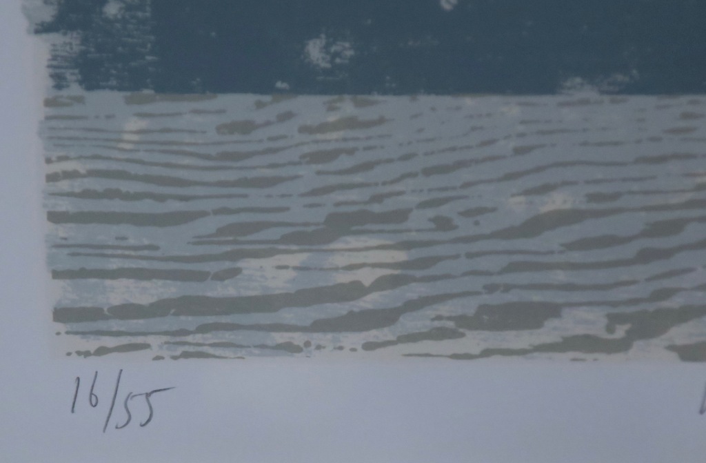 Bert Vredegoor: Zeefdruk, Rest a while -Ingelijst kopen? Bied vanaf 20!