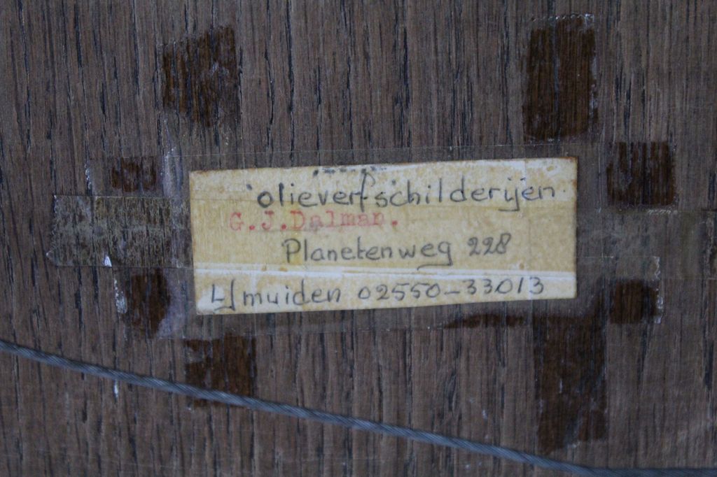 G.J. Dalman - G.J. Dalman - winterlandschap met molen en schaatsers kopen? Bied vanaf 65!