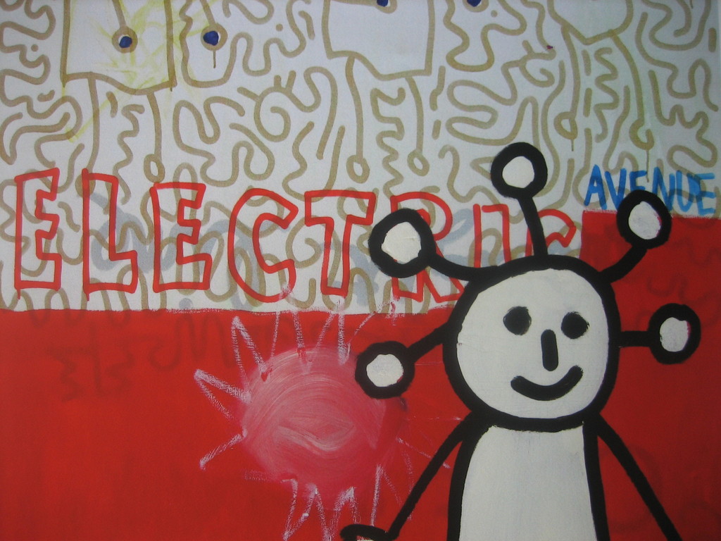 Paul Kostabi - Electric avenue - Giclee - Handgesigneerd - Oplage: 75 - 2014 kopen? Bied vanaf 35!