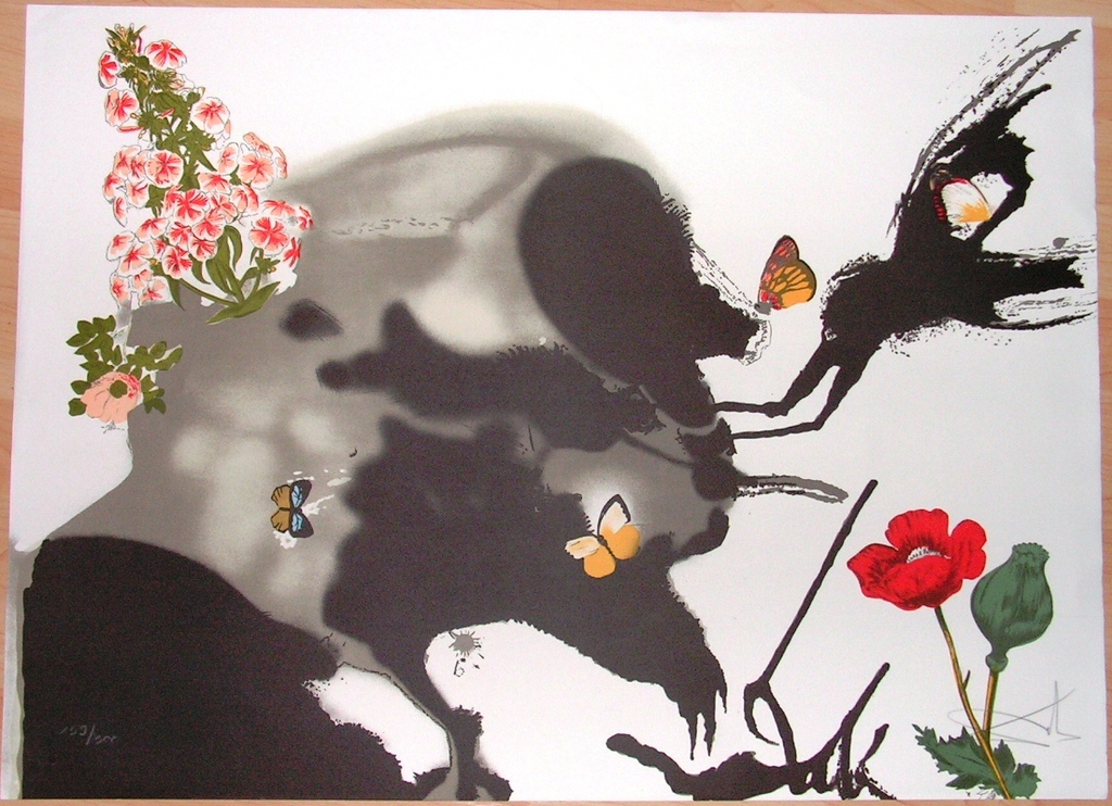 SDalvador Dali - lithografie  -  'Herfst' - gesigneerd en genummerd - oplage 300 kopen? Bied vanaf 425!