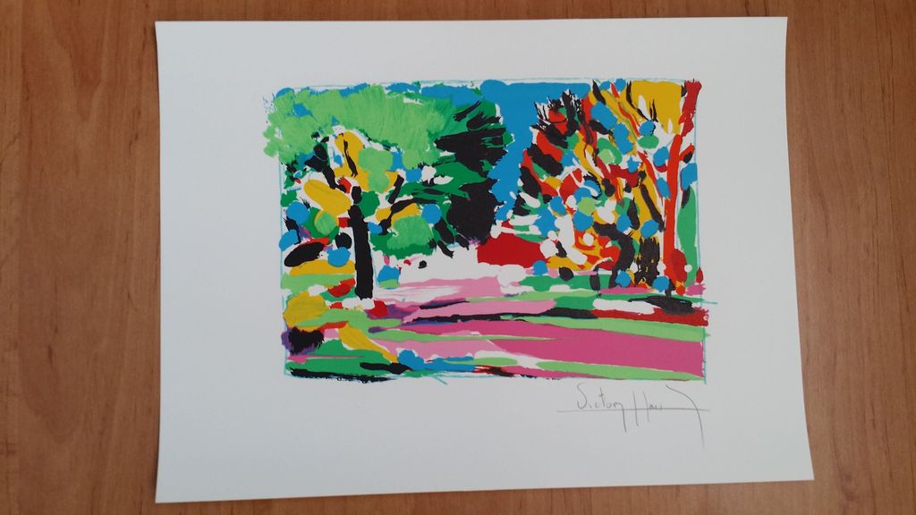 Victor Hasch: Kleurenlitho, Golf de mougins kopen? Bied vanaf 20!
