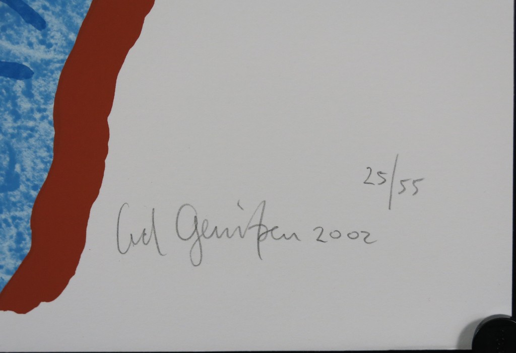 Ad Gerritsen: Zeefdruk, Slapende vrouw kopen? Bied vanaf 50!