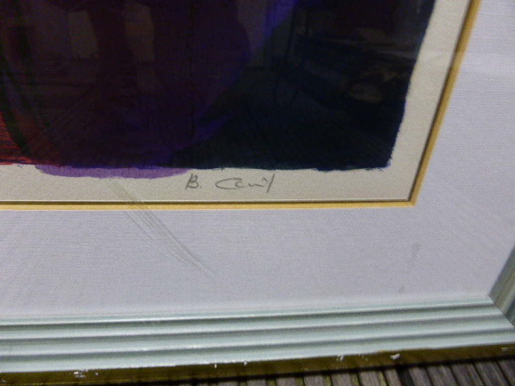 Bracha Guy, groot zeefdruk met diepdruk ,handgesigneerd kopen? Bied vanaf 95!