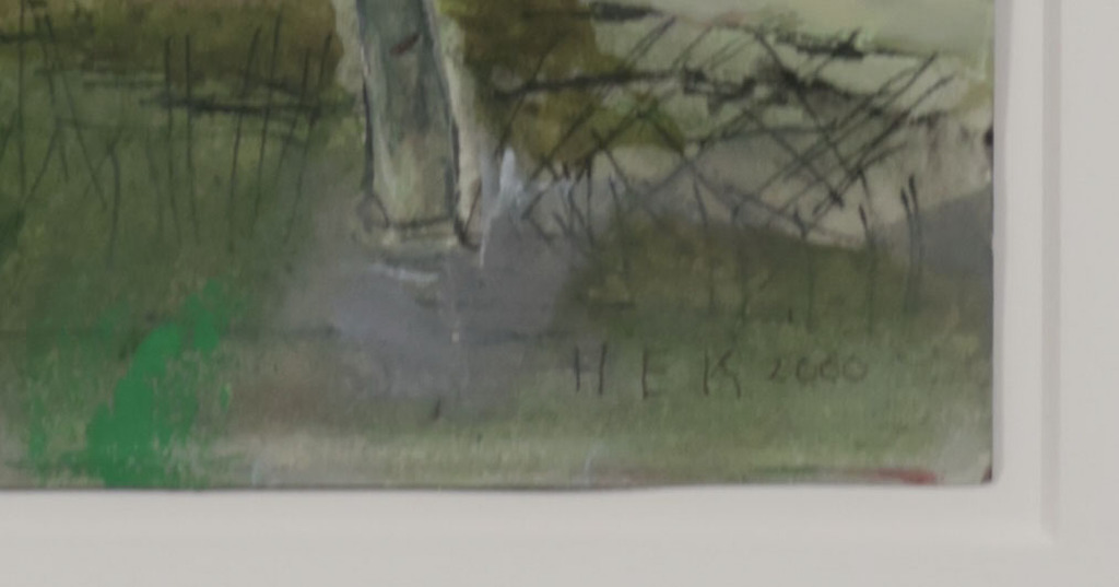 Hans Ebeling Koning: Gouache en Pen, Z.T. - Ingelijst kopen? Bied vanaf 80!