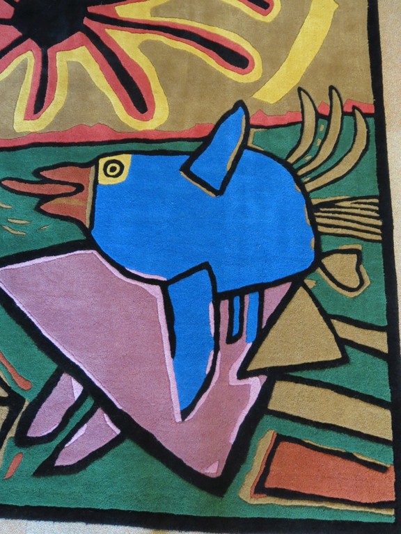 Corneille: Tapijt, L'Oiseau Bleu, Grand Soleil - groot kopen? Bied vanaf 650!
