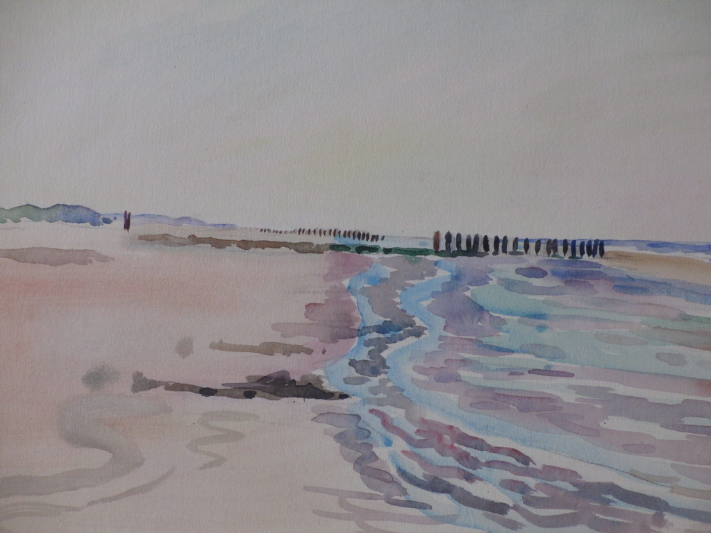 Han Krug, Strand Renesse, Aquarel 1939 kopen? Bied vanaf 45!