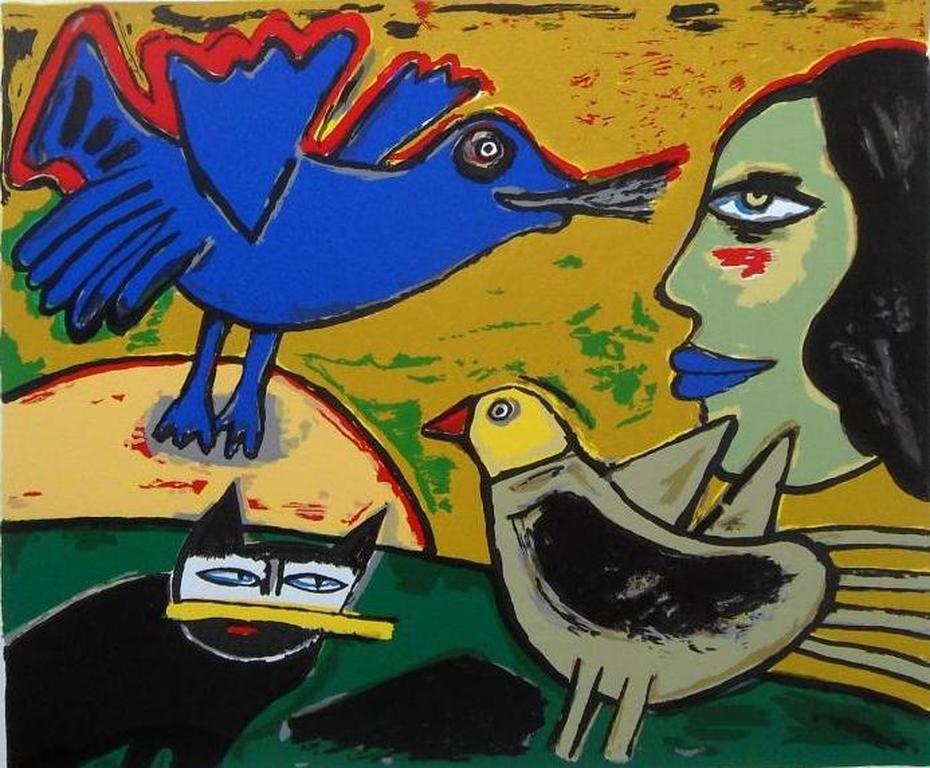 Corneille : vrouw,vogels en kat kopen? Bied vanaf 1!