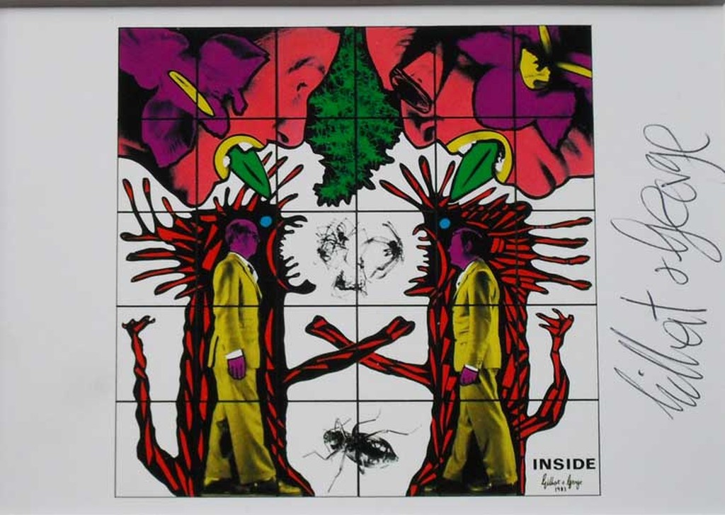 Gilbert & George - Inside 1983 - handgesigneerd verkocht voor € 39!