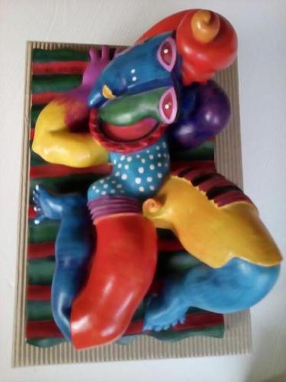 Clemens Briels, zeldzame sculptuur''Un Mediodia en la playa enamorade' (NIEUW) kopen? Bied vanaf 149!