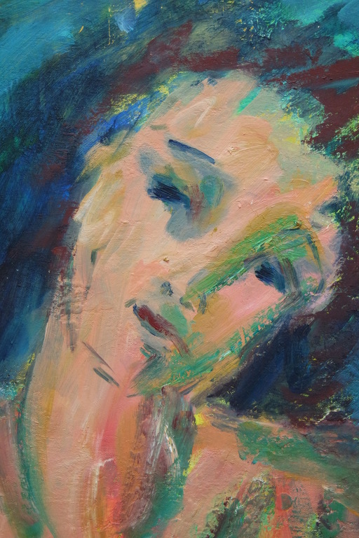 Bernie Autsema (1940) - olieverf op doek - vrouwelijk naakt kopen? Bied vanaf 125!