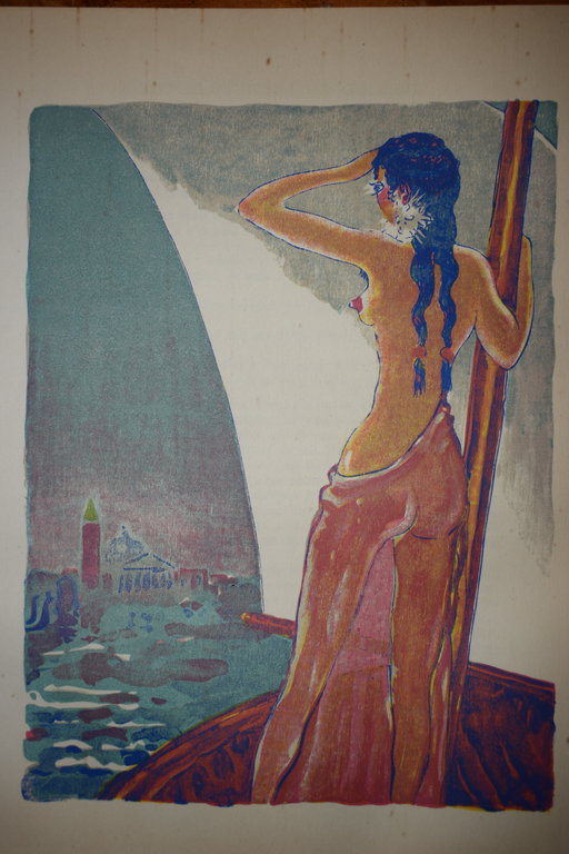 Kees van Dongen - Houtgravure - Rose-dans-le-calice chez le roi Derbas  kopen? Bied vanaf 35!