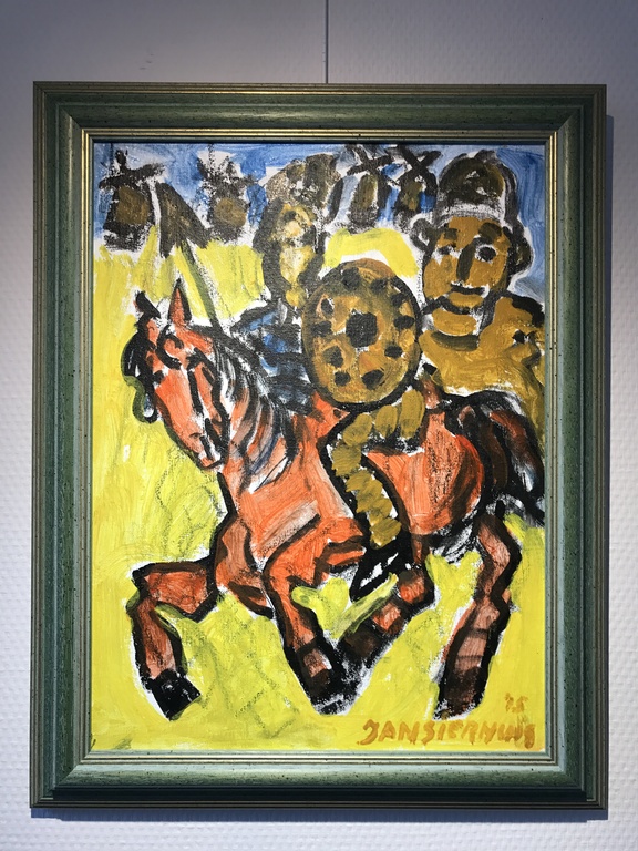 Jan Sierhuis Acryl op doek-nieuw ingelijst-gesigneerd DON kopen? Bied vanaf 175!