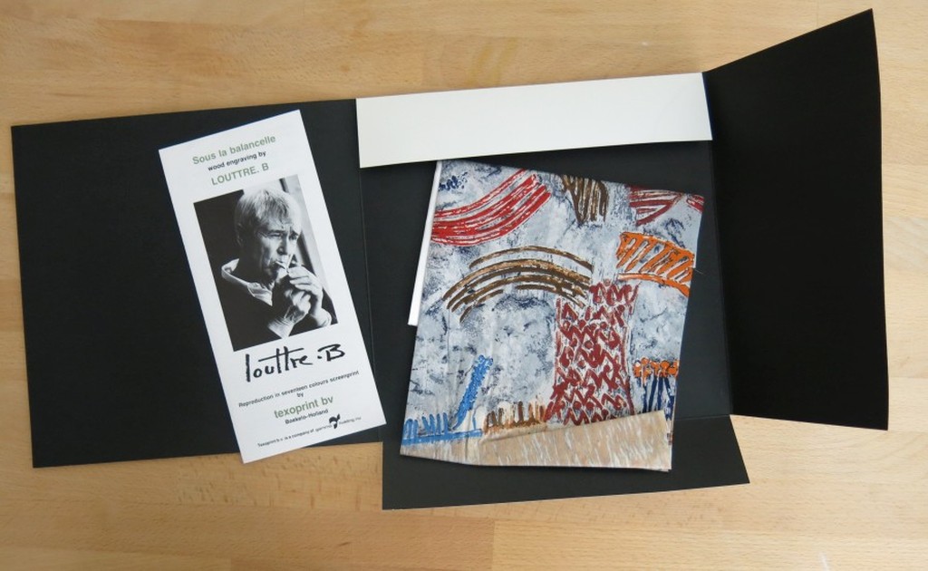 B. Louttre: Houtgravure op zijde, Sous la balancelle kopen? Bied vanaf 1!