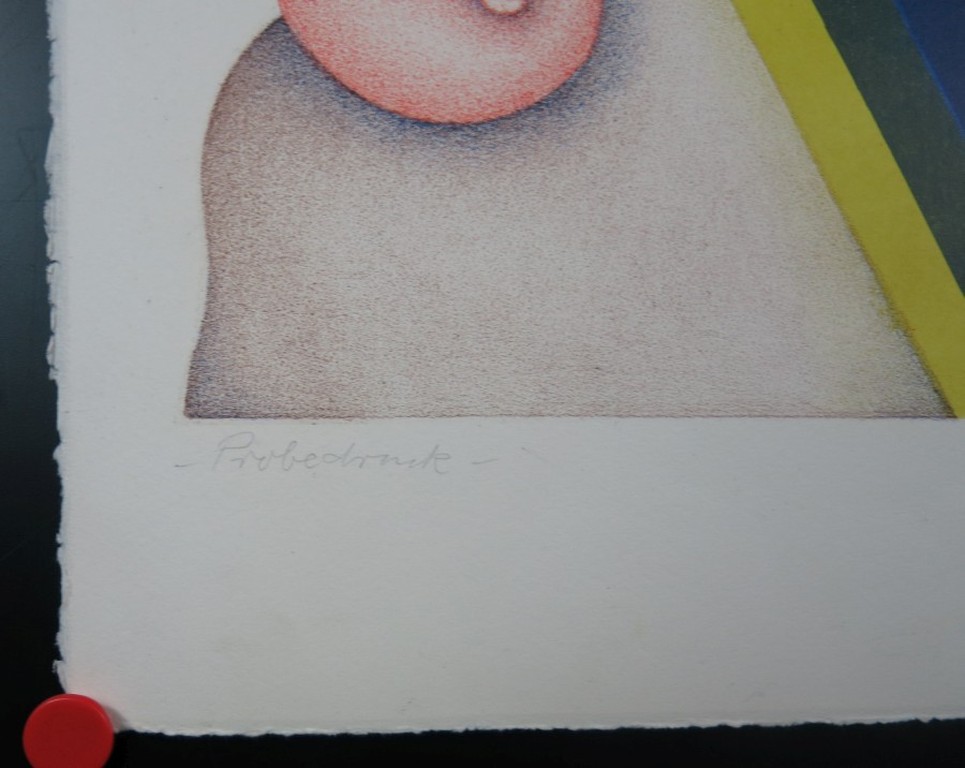 Jorg Reme: Litho, Abstracte compositie  kopen? Bied vanaf 20!