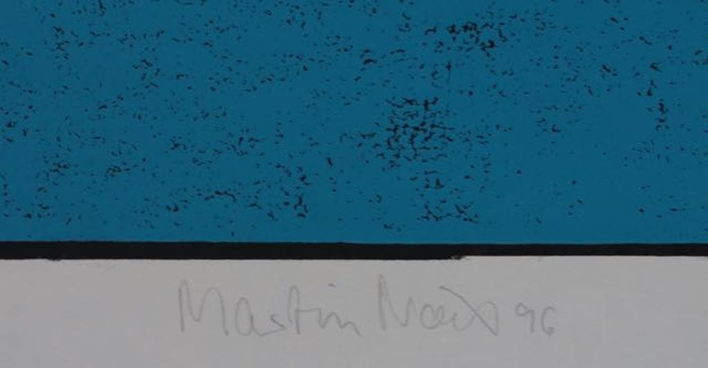 Martin Noel: Houtsnede, zonder titel blauw kopen? Bied vanaf 1!