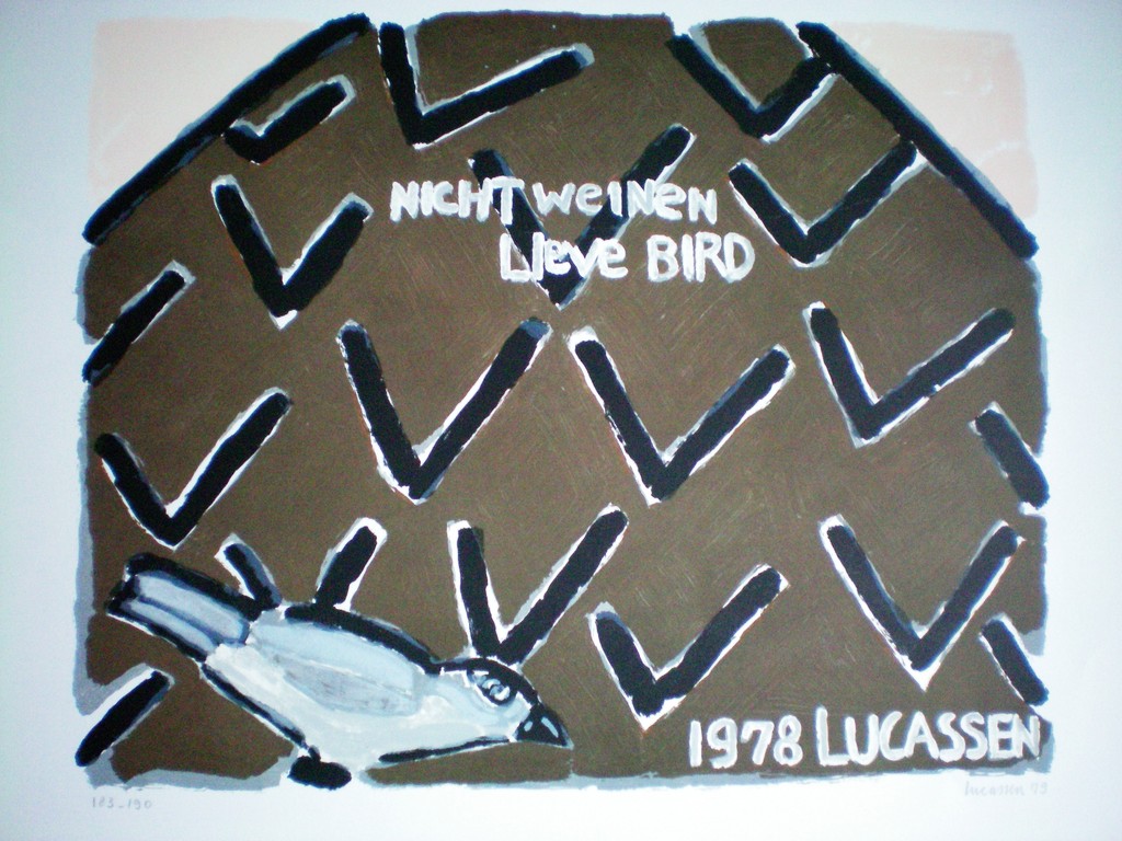 Reinier Lucassen 190-serie zeefdruk OPENINGSBOD VERLAAGD verkocht voor € 47!