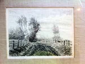 Jan Bartelsman - Jan Christoffel Bartelsman (1889-1948). Landschap bij Gorssel. verkocht voor € 35!