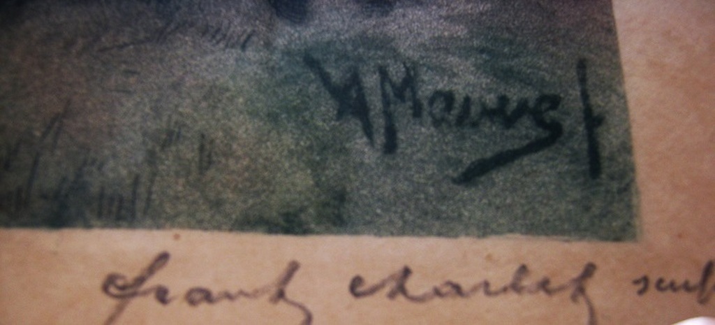 Niet of onleesbaar gesigneerd - litho van het werk van Mauve  kopen? Bied vanaf 1!
