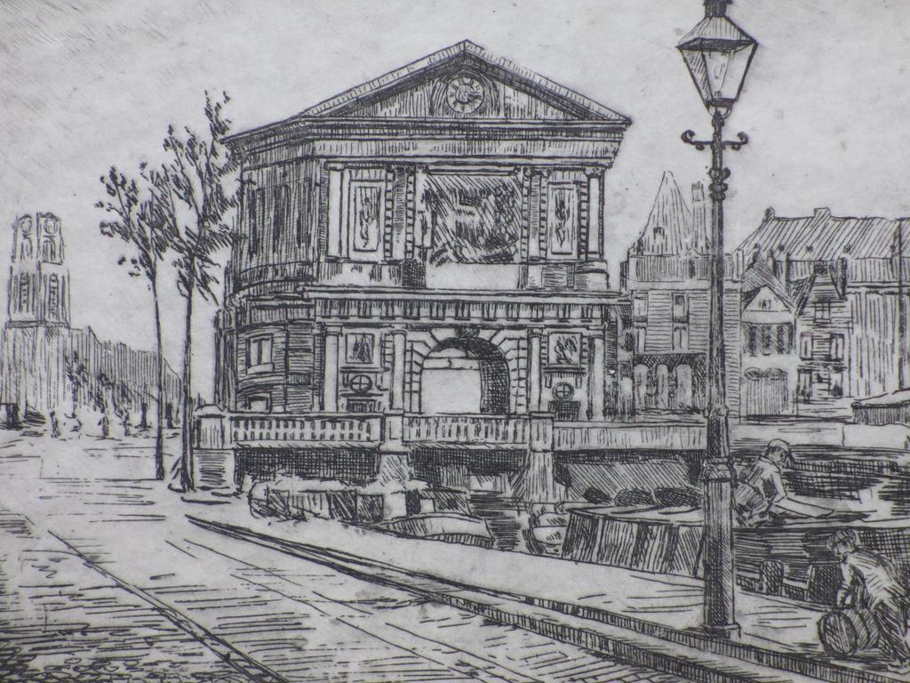 Frans de Groen, Schiekade Rotterdam, Ets kopen? Bied vanaf 1!