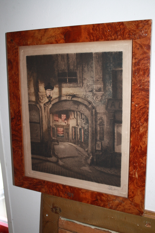 Jef Codron  - 1882-1942 - ETS VERLICHT STRAATJE verkocht voor € 40!