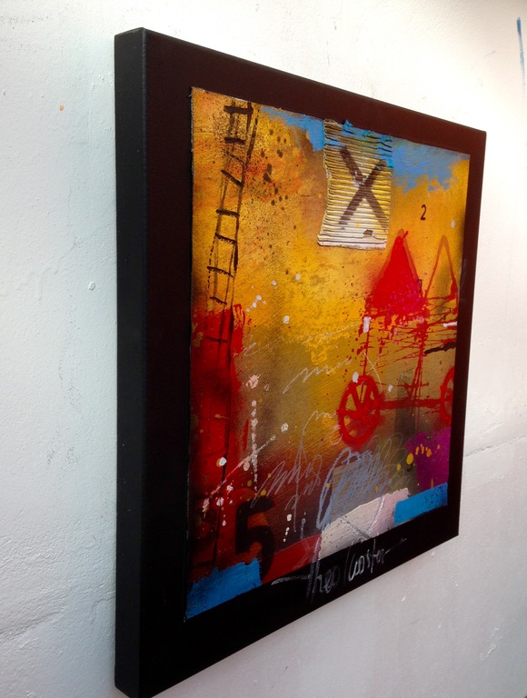 Theo koster, gemengde techniek, on the move kopen? Bied vanaf 1!