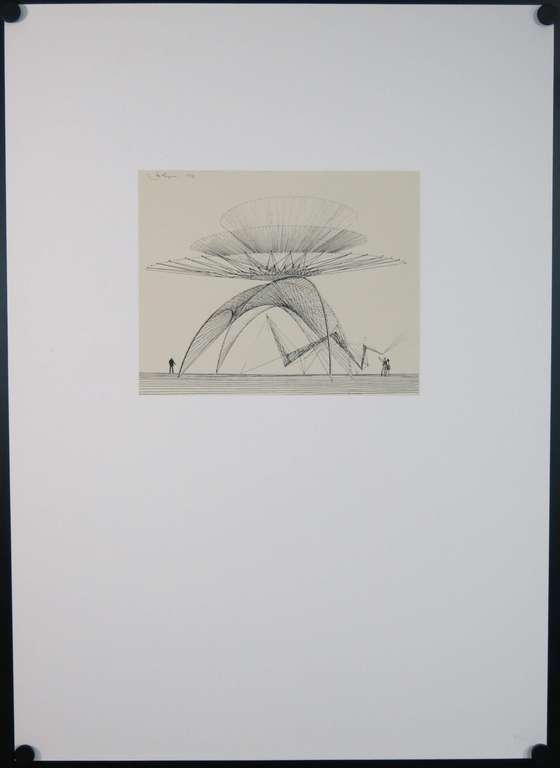 Lev Nusberg: Zeefdruk, Lineair bouwwerk kopen? Bied vanaf 80!