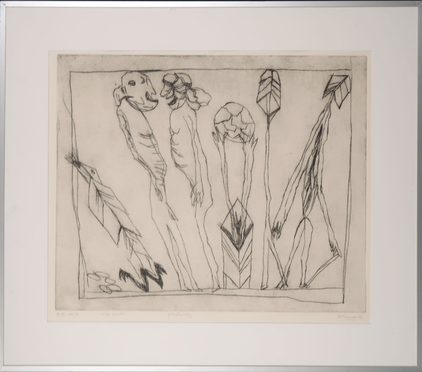 Hanny Ramaer: Droge Naald, Plantaardig - Ingelijst kopen? Bied vanaf 1!