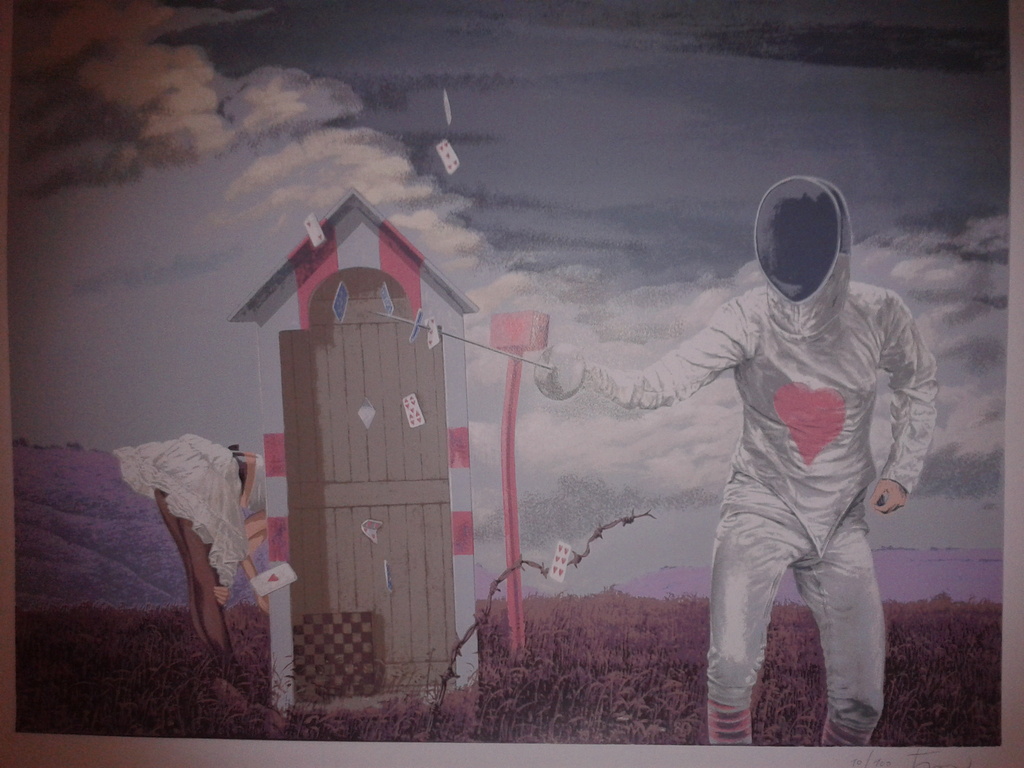 Litho 'De Hartenjager' van Hans van der Kroef kopen? Bied vanaf 1!