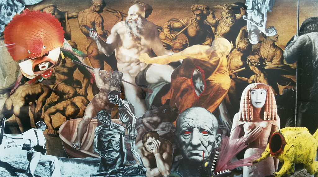 Jean Ruiter - Inferno II, foto (mooi ingelijst, groot) verkocht voor € 160!