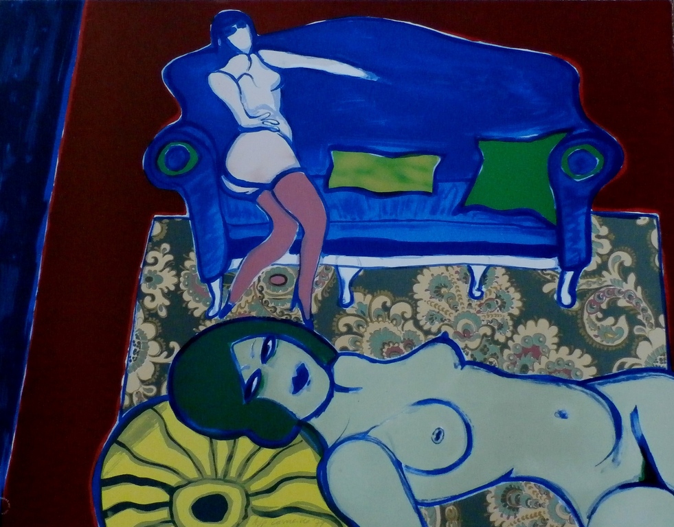 Corneille -  zeefdruk: New York Rooms - 1979 verkocht voor € 375!