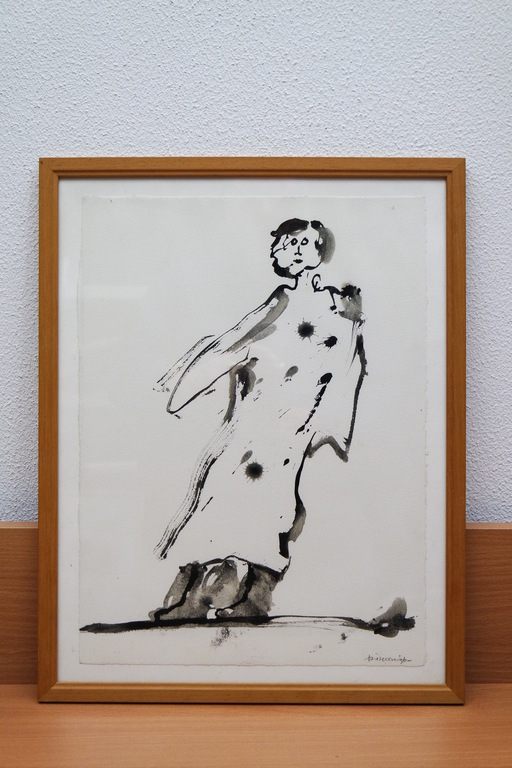 Jef Diederen (1920-2009) - inkttekening - verkocht voor € 185!