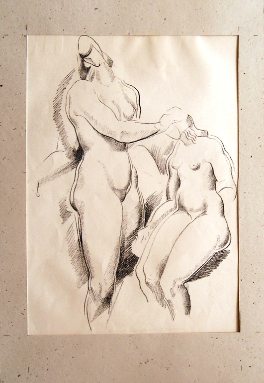 Archipenko : Figürliche Komposition (originele lithografie uit 1920) kopen? Bied vanaf 180!