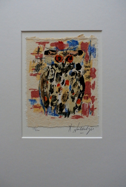 Kees Salentijn - litho: Uil 2 verkocht voor € 55!