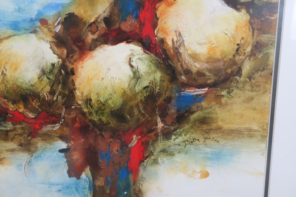 Betty Jansma: Olieverf en Aquarel, Z.T. - Ingelijst kopen? Bied vanaf 100!