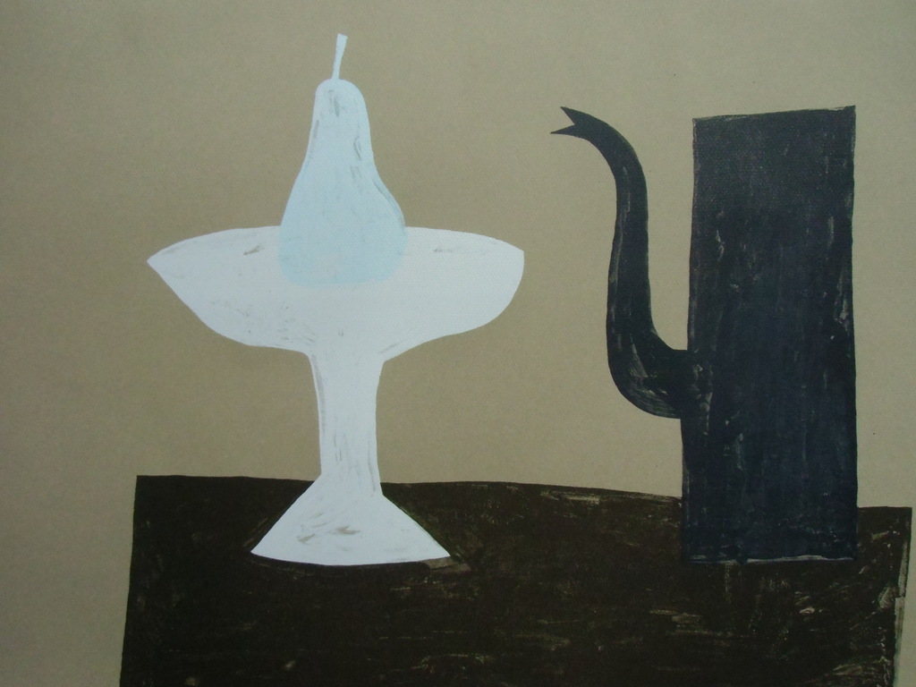 TAFEL MET KOFFIEPOT EN FRUITSCHAAL / LITHO VAN KLAAS GUBBELS kopen? Bied vanaf 375!