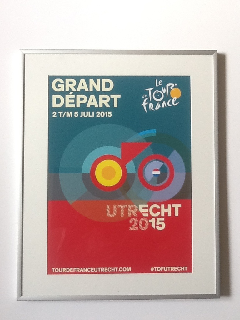 Ontwerp bureau Total Identity: zeefdruk, grand depart juli 2015 Utrecht kopen? Bied vanaf 1!
