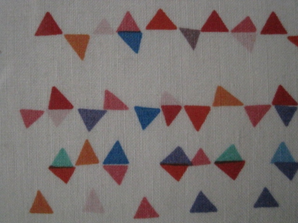 uniek acryl op textiel object "vlaggenlijnen" van Helene Briels (1954 -)  kopen? Bied vanaf 1!