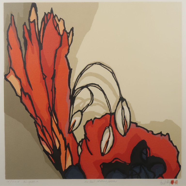 Fon Klement: Boardsnede, Au bout de mon jardin - Ingelijst (Groot!) kopen? Bied vanaf 300!