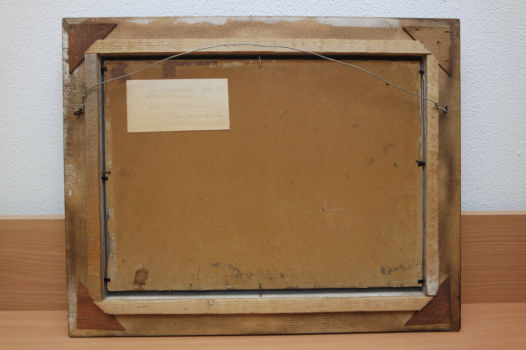 Jan Hendriks (1910) - olieverf op paneel - korenschoven kopen? Bied vanaf 140!