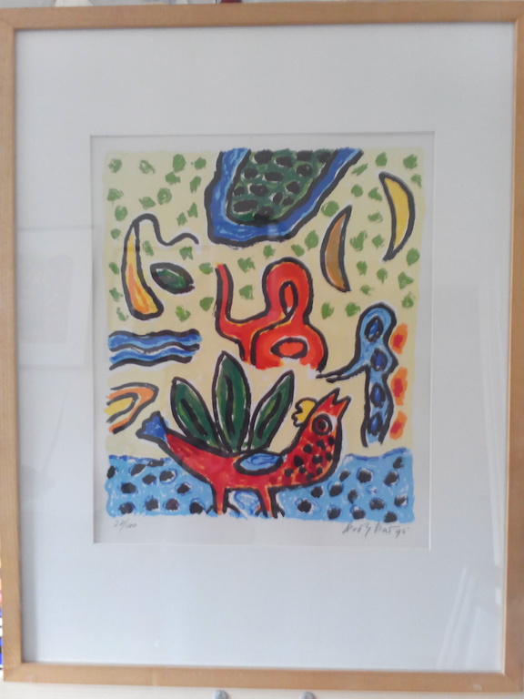 Keimpe Kootstra - Keimpe Kootstra, Kleurrijke tijdloze Zeefdruk, -Tuinen van geluk kopen? Bied vanaf 50!