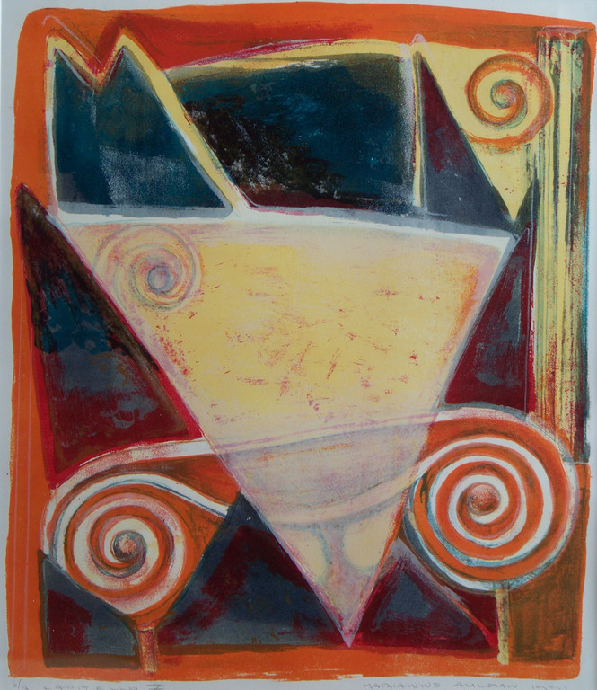 Marianne Aulman, litho, Capitello V verkocht voor € 50!